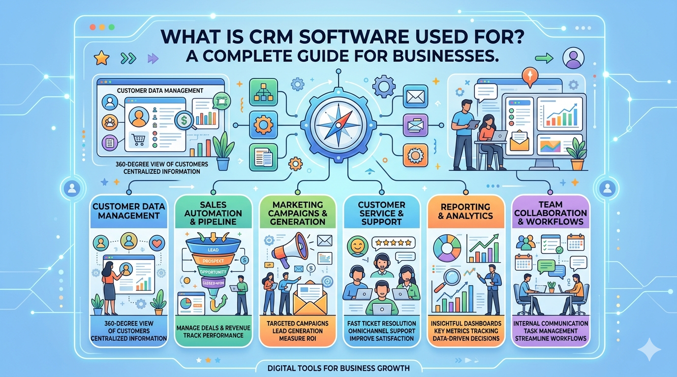 What is CRM Software Used For? A Complete Guide for Businesses